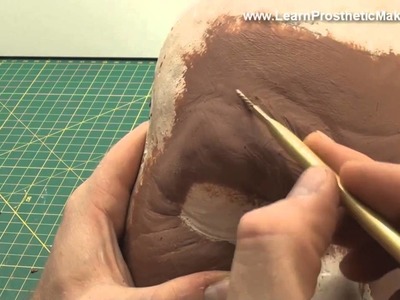 Prosthetic Sculpting Tutorial Video Part 2: refining the surface