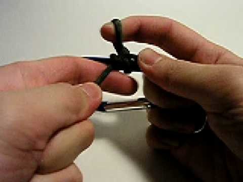Quick release knot: Draw hitch