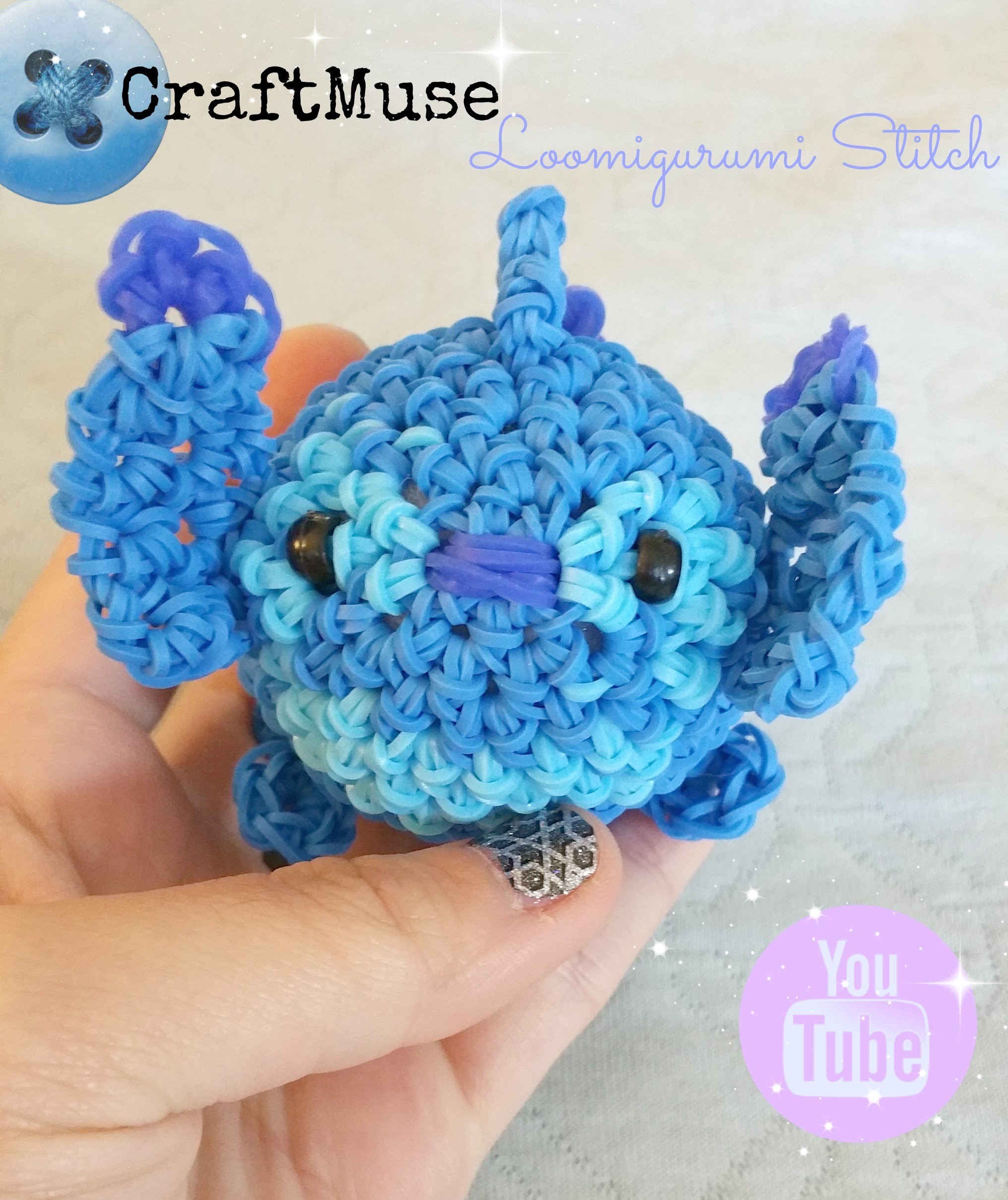 Rainbow Loom Stitch Loomigurumi (Inspired by TSUM TSUM)