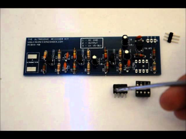 The 40kHz Ultrasonic Receiver DIY Electronics Kit - Intro and Assembly