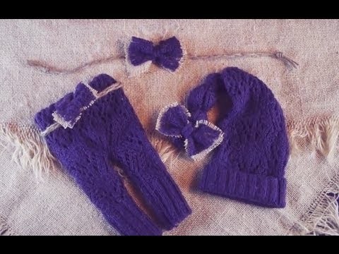 Upcycled newborn hat, pant, and head band set tutorial (photography prop tutorial)