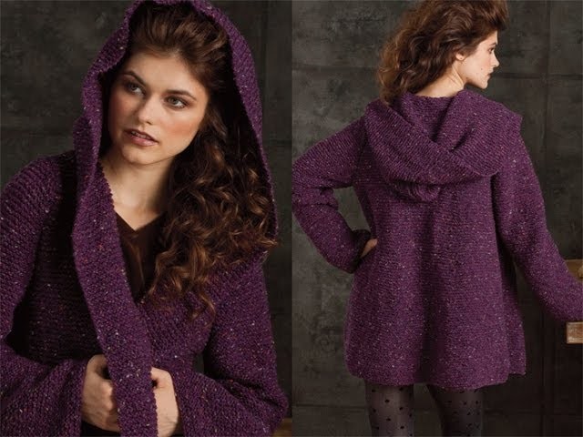 #13 Hooded Jacket, Vogue Knitting Winter 2010.11