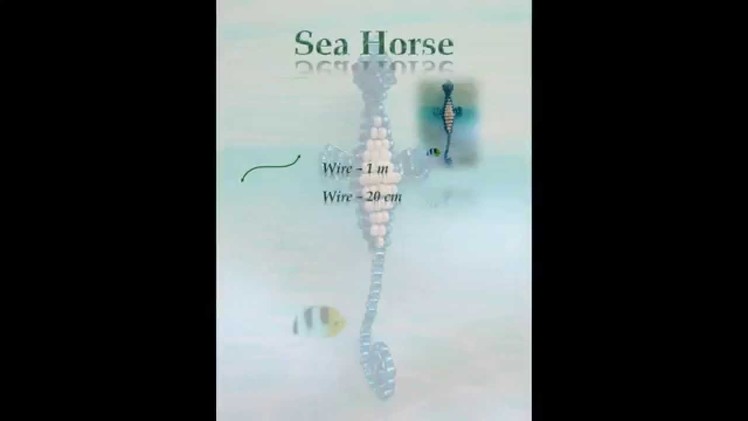 3D Beaded Seahorse Tutorial