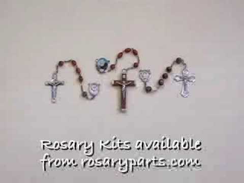 Beading Wood Beads for Rosary Making