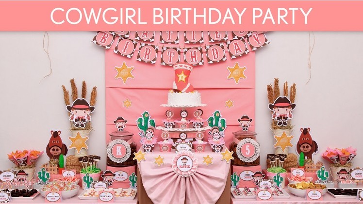 Cowgirl Birthday Party Ideas. Cowgirl - B12