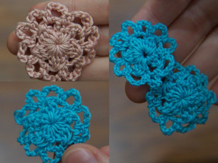 Crochet Flower Tutorial #5