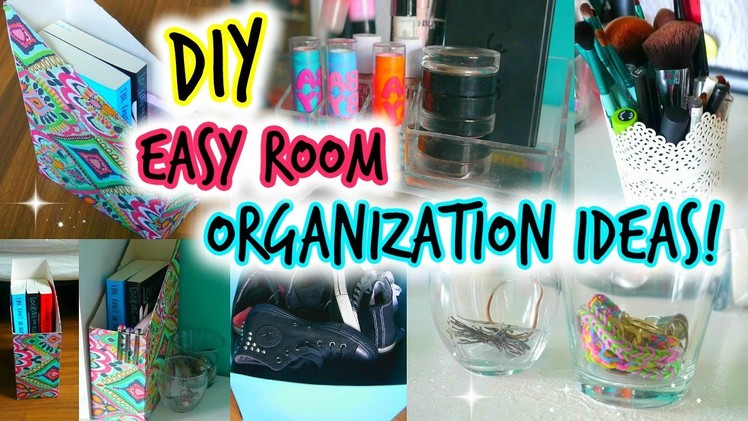 DIY: Easy Room Organization Ideas! ♡