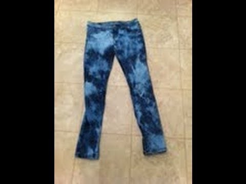 DIY: How to tie dye jeans