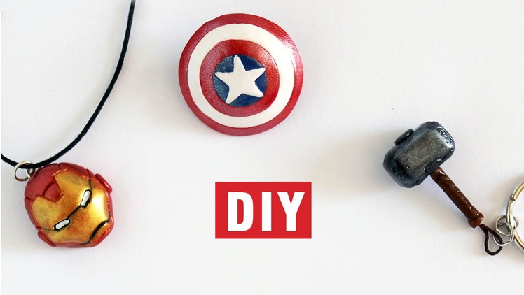 DIY Iron Man's Head, Thor's Hammer and Captain America's Shield