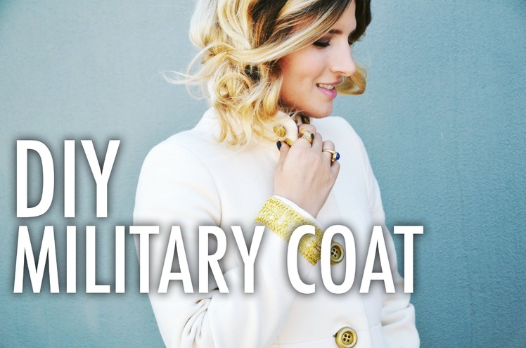 DIY Military Coat