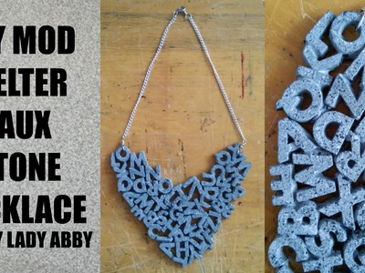 DIY Mod Melter Faux Stone Necklace