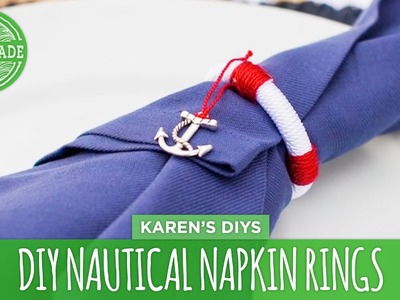 DIY Nautical Napkin Rings - HGTV Handmade