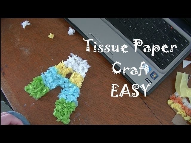 DIY Tissue Paper Craft EASY