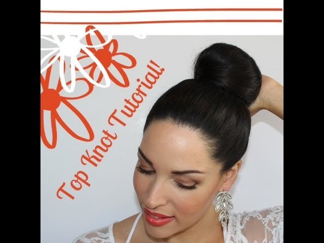 DIY Top Knot Bun Hair Tutorial! (Talk Through)