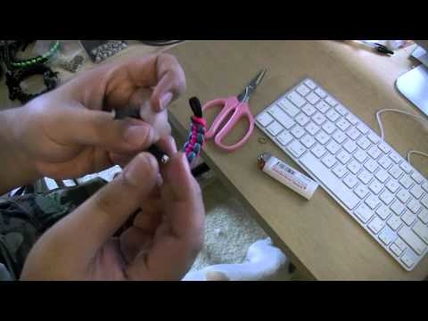 DR: how-to put bead on paracord bracelet