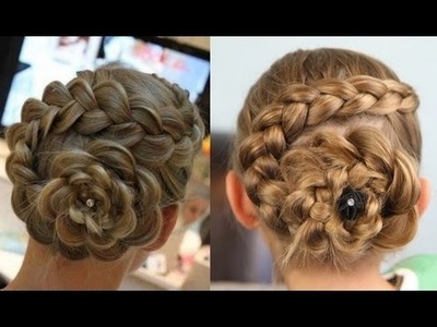 Dutch Flower Braid | Updos | Cute Girls Hairstyles