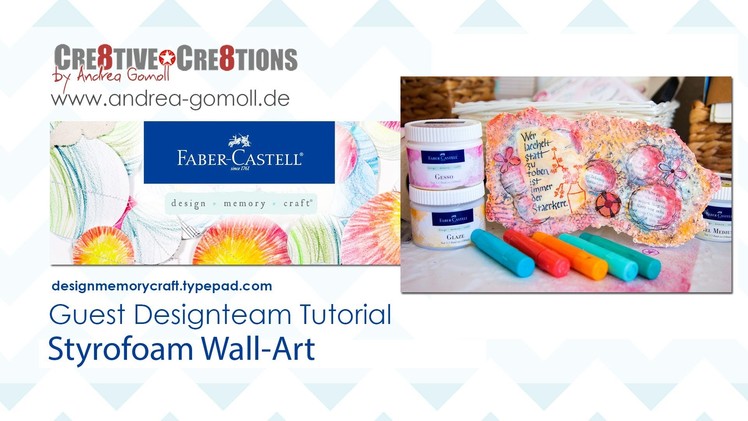 【Faber Castell - Design Memory Craft】 Guest Designteam Project #2 - fun Wall-Art