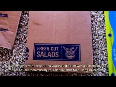 Easily Cut Denim Quilt Squares - DIY Crafts - Guidecentral