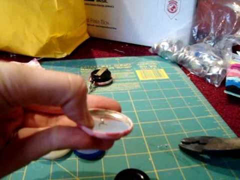 Fabric Button Badge Reel How To Tutorial