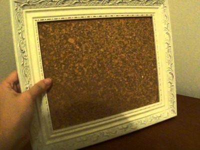 Framed Corkboard Craft (VEDA Day 21)