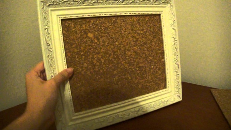 Framed Corkboard Craft (VEDA Day 21)