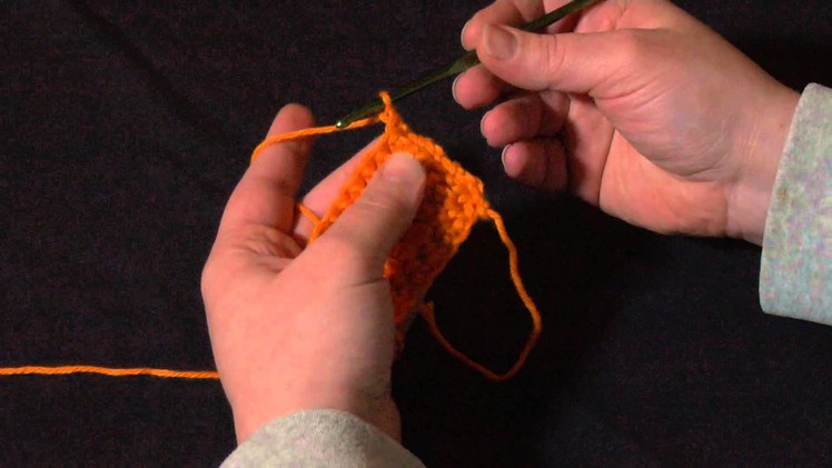 How to Crochet: Extended Single Crochet (esc or exsc)