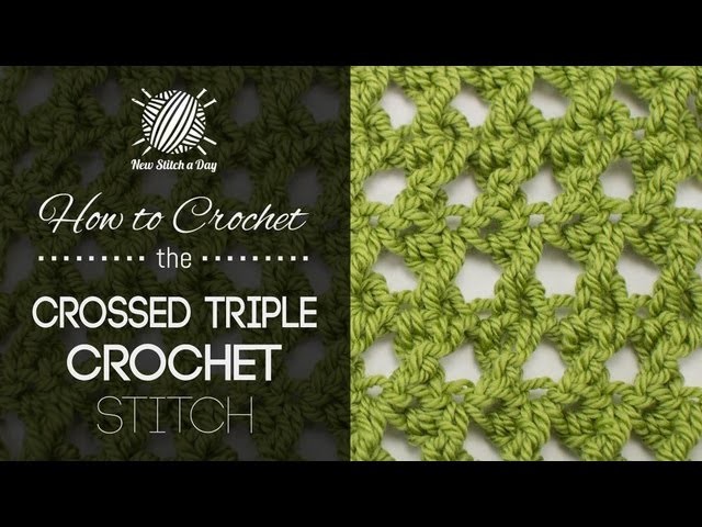 How to Crochet the Crossed Triple Crochet