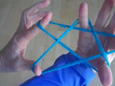 How to make a Star with string, step by step, cats cradle
