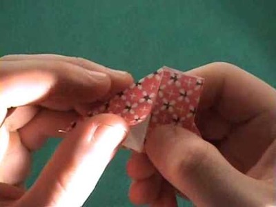 How to make an origami heart bookmark