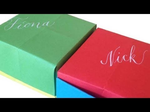 How to make an origami paper box in under 5 minutes