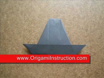 How to Make an Origami Witch Hat