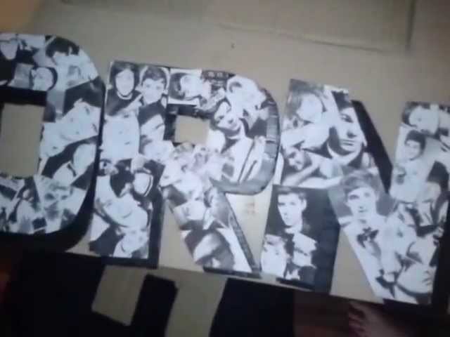 How to;One Direction Crafts