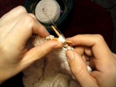 Knitting Nupp Stitches - How I make 9 stitch nupps
