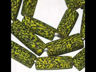 Krobo Tube Beads