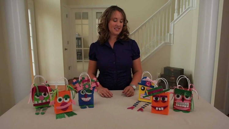 Learn with Jo-Ann: Kids' Crafting with Foam -- Cute Monster Party Favor Bags