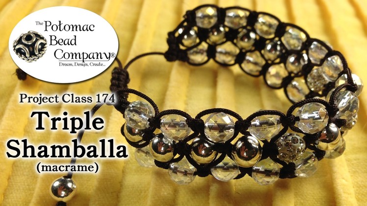 Make a Triple Shamballa Bracelet