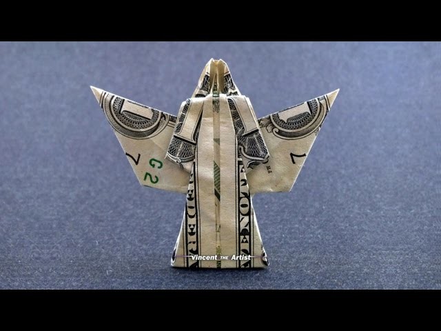 Money Origami ANGEL - Dollar Bill Art