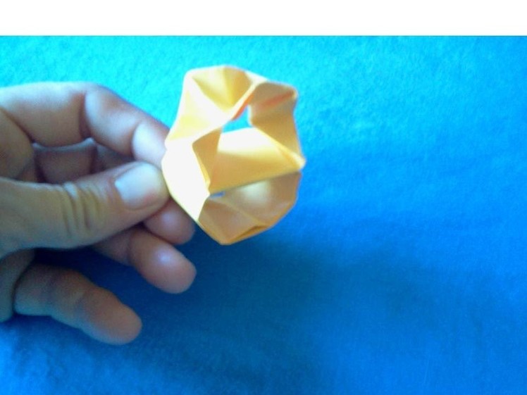 Origami Diamond ring - Anillo de diamantes de papel