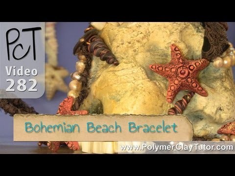 Polymer Clay Bohemian Beach Bracelet Tutorial (Intro)