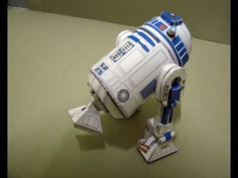 R2d2 moving papercraft