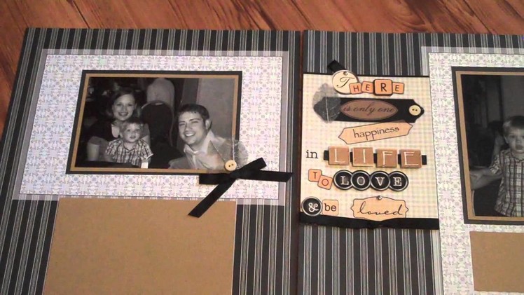 Scrapbooking Ideas: Easy Scrapbook Pages - Use Page Kits and Overlays