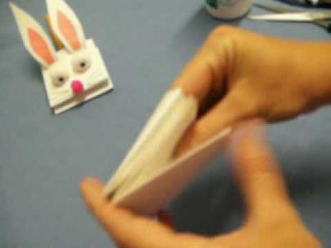 Simplest Bunny Hand Puppet by OneMinuteCrafts.com