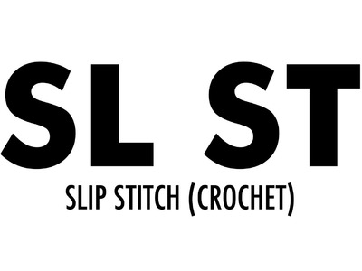 The Slip Stitch (sl st):: Crochet Abbreviation :: Right Handed
