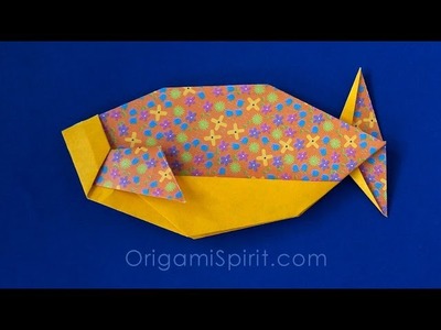 TIME-LAPSE Origami Swimming-Fish : : Pez Nadador