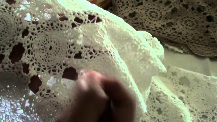 Vintage Crochet Doilies from Thrift Store