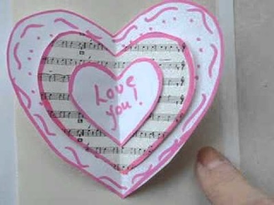 3 LAYER VALENTINE CARD.