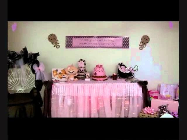 Baby Shower Pink and brown theme.wmv