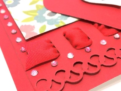 Card Making with Faux Canvas & a Ribbon Threader