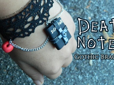 Death Note Gothic Bracelet Polymer Clay Tutorial. Arcilla Polimérica
