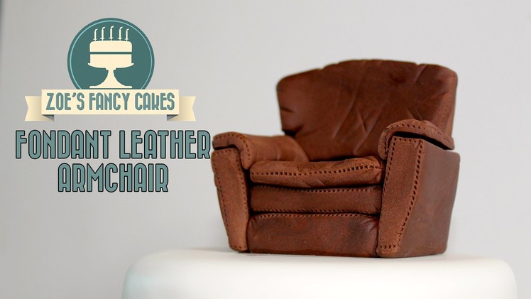 Fondant arm chair and sofa How To Cake Decorating Tutorial video